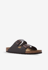 Birkenstock Arizona Leather Slides Brown 51101 0-DARK BROWN