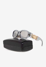 Versace Medusa Biggie Mirrored Sunglasses Gray 0VE4361 0-311 6G