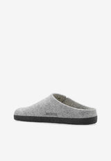Birkenstock Zermatt Rivet Felted Mules Gray 1015086 0-LIGHT GRAY