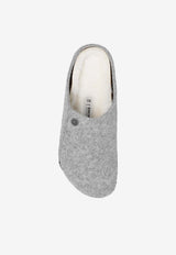 Birkenstock Zermatt Rivet Felted Mules Gray 1015086 0-LIGHT GRAY