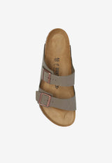 Birkenstock Arizona Birko-Flor Slides Gray 151211 0-STONE
