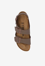 Birkenstock Milano Birko-Flor Sandals Brown 634503 0-MOCHA