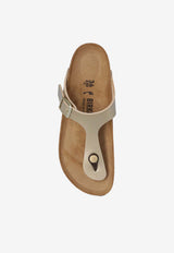 Birkenstock Gizeh Birko-Flor Sandals Gold 1016109 0-GOLD