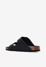 Birkenstock Arizona Big Buckle Patent Leather Slides Black 1021476 0-BLACK