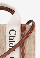 Chloé Mini Woody Handbag Beige CHC22AP237 I26-90U