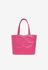 Dolce & Gabbana DG Logo Leather Tote Bag Pink BB7337 AW576-80441