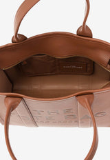 Marc Jacobs Large Leather Tote Bag Brown H020L01FA21 0-212