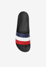 Moncler Basile Striped Logo Slides Multicolor I209A4C00030 01A49-998