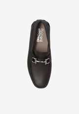 Ferragamo Berra Leather Loafers Brown 02C398 PARIGI NEW 755611-T MORO