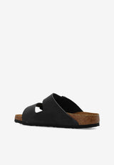 Birkenstock Arizona Leather Slides Black 552113 0-BLACK
