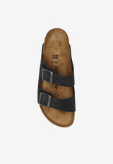 Birkenstock Arizona Leather Slides Black 552113 0-BLACK