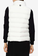 Moncler Cenis Zip-Up Down Vest White I20931A00036 53333-042