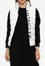 Moncler Cenis Zip-Up Down Vest White I20931A00036 53333-042