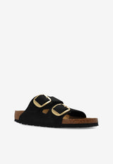 Birkenstock Arizona Big Buckle Birko-Flor Slides Black 1023290 0-BLACK