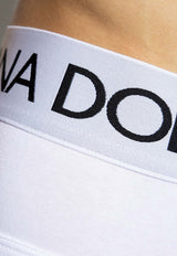 Dolce & Gabbana Logo Waistband Briefs - Set of 2 White M9D69J ONN97-W0800
