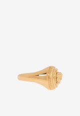 Versace Medusa Head Brass Ring Gold 1009248 1A00620-3J000