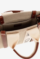 Chloé Small Woody Tote Bag Beige CHC22AS397 I26-90U