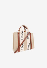 Chloé Small Woody Tote Bag Beige CHC22AS397 I26-90U