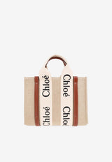 Chloé Small Woody Tote Bag Beige CHC22AS397 I26-90U
