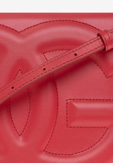Dolce & Gabbana DG Logo Leather Crossbody Bag Red BB7287 AW576-8X052