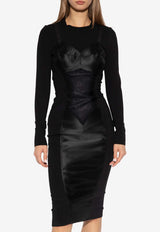 Dolce & Gabbana Lingerie Insert Dress Black F6ARFT FUGKF-N0000