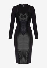 Dolce & Gabbana Lingerie Insert Dress Black F6ARFT FUGKF-N0000