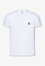 Dolce & Gabbana Emblem and Laurel Logo Patch T-shirt White M8C03J ONN94-W0800