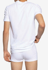 Dolce & Gabbana Emblem and Laurel Logo Patch T-shirt White M8C03J ONN94-W0800