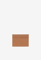 Dolce & Gabbana Logo Plaque Leather Cardholder Brown BP0330 AG219-8M417