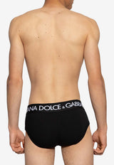 Dolce & Gabbana Logo Briefs - Set of 2 Black M9D69J ONN97-N0000
