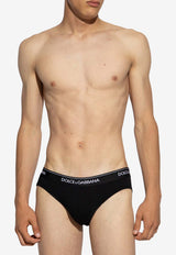 Dolce & Gabbana Logo Briefs - Set of 2 Black M9C03J ONN95-N0000