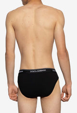 Dolce & Gabbana Logo Briefs - Set of 2 Black M9C03J ONN95-N0000