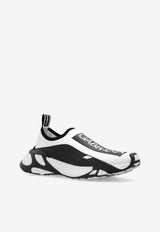 Dolce & Gabbana Stretch Slip-On Sneakers Monochrome CK2172 AH414-8T908