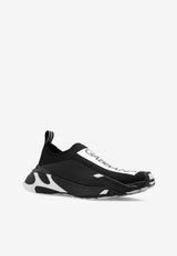 Dolce & Gabbana Stretch Low-Top Mesh Sneakers Black CS2172 AH414-8S597