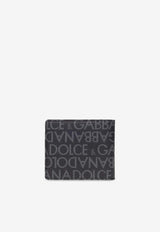 Dolce & Gabbana Logo Plaque Faux Leather Wallet Black BP1321 AJ705-8B969