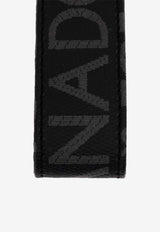 Dolce & Gabbana Logo Jacquard Keychain Black BP1371 AJ705-8B969