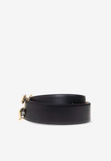 Dolce & Gabbana DG Baroque Leather Belt Black BE1336 AZ831-80999