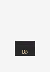 Dolce & Gabbana DG Logo Leather Cardholder Black BI0330 AW576-80999