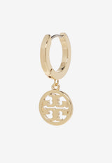Tory Burch Double T Huggie Hoop Earrings Gold 143786 0-720