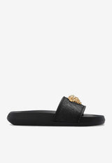 Versace Medusa Head Barocco Slides Black 1009461 DGOM8-KVO41