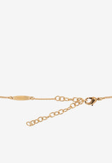 Ferragamo Crystal Gancini Necklace Gold 760399 PEND 3D STR 736244-ORO GIOVE STRASS CRYSTAL