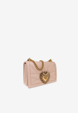 Dolce & Gabbana Medium Devotion Quilted Nappa Shoulder Bag Pink BB7158 AW437-80412