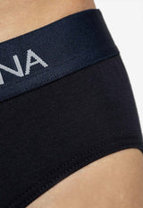 Dolce & Gabbana Logo Waistband Briefs Navy M3C01J ONN94-B9680