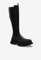 Tread Over-the-Knee Boots Leather Boots