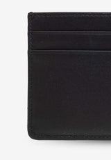 Dolce & Gabbana Logo Plaque Leather Cardholder Gray BP0330 AJ705-8B969