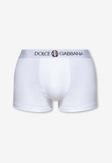 Dolce & Gabbana Laurel Patch Waistband Briefs White M4C03J ONN94-W0800