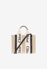 Chloé Small Woody Tote Bag Beige CHC22AS397 I26-91J