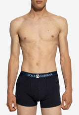 Dolce & Gabbana Laurel Patch Waistband Briefs Navy  M4C03J ONN94-B9680