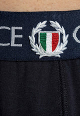 Dolce & Gabbana Laurel Patch Waistband Briefs Navy  M4C03J ONN94-B9680