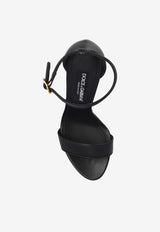 Dolce & Gabbana Keria 105 Nappa Leather Sandals Black CR0739 AV967-80999